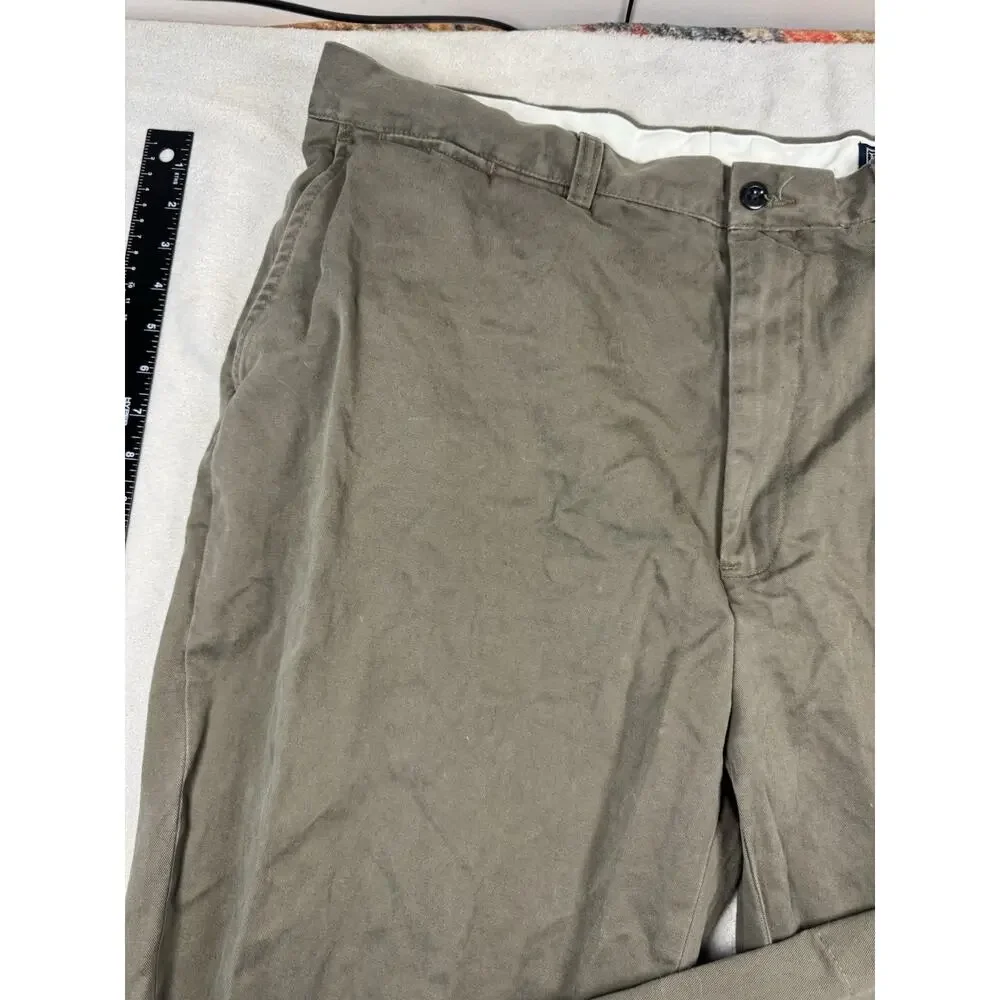 Polo Ralph Lauren Prospect Pants Mens Olive Khaki 100% Cotton Chino 38/30